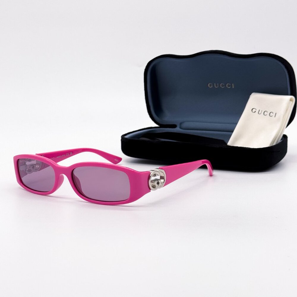 NEW GUCCI GG1661S 004 PINK WOMEN SUNGLASSES GUCCI - Picture 2 of 13